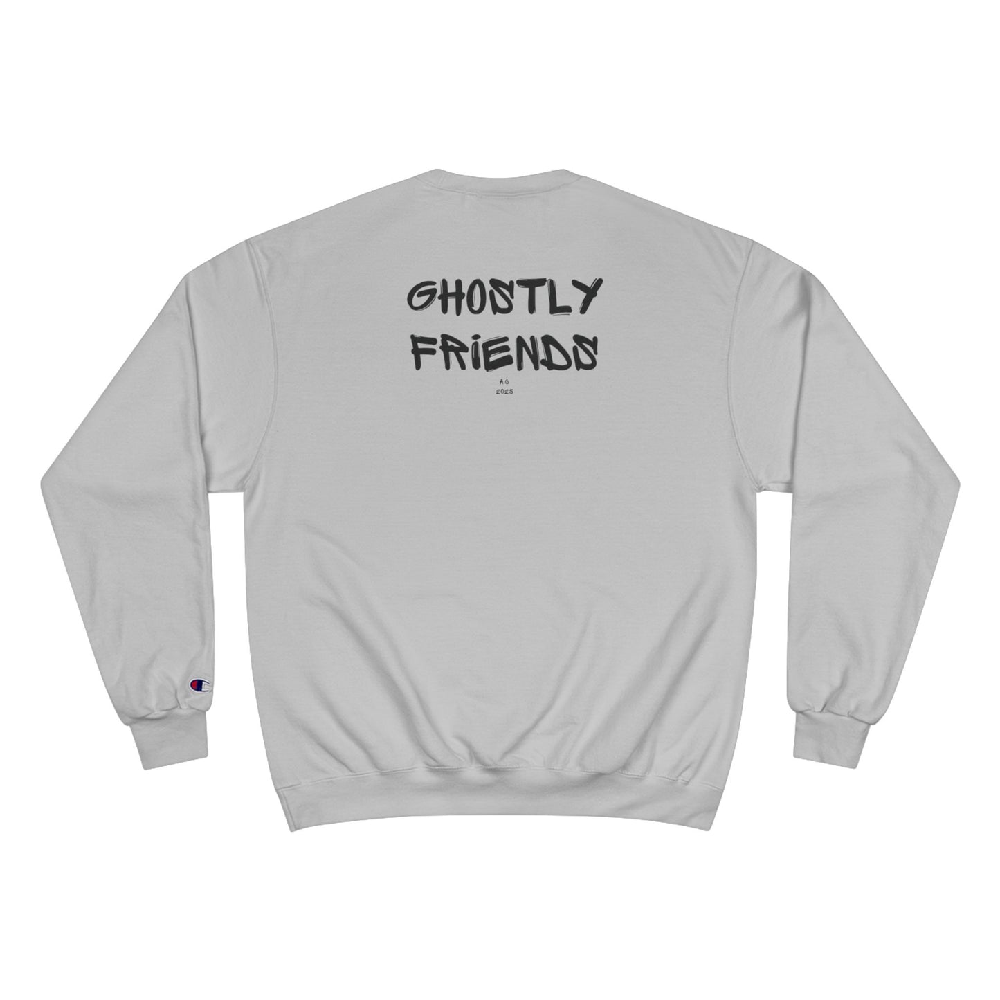 Graffiti Ghost Screen Printed Champion Sweatshirt - Limited run of 500 Units