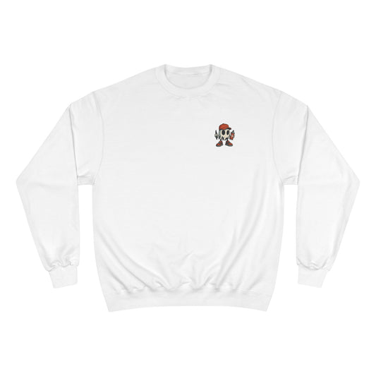 Graffiti Ghost Screen Printed Champion Sweatshirt - Limited run of 500 Units
