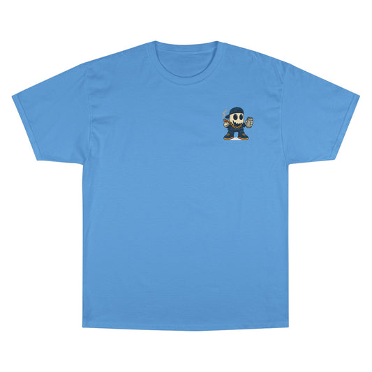 SMOKEY GHOST Champion Screen Printed T-Shirt
