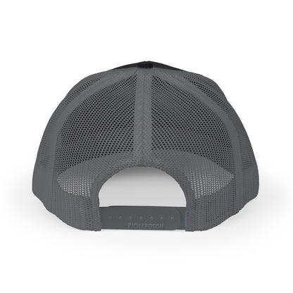 SMOKEY GHOST Embroidered Ghost Snapback Trucker Cap