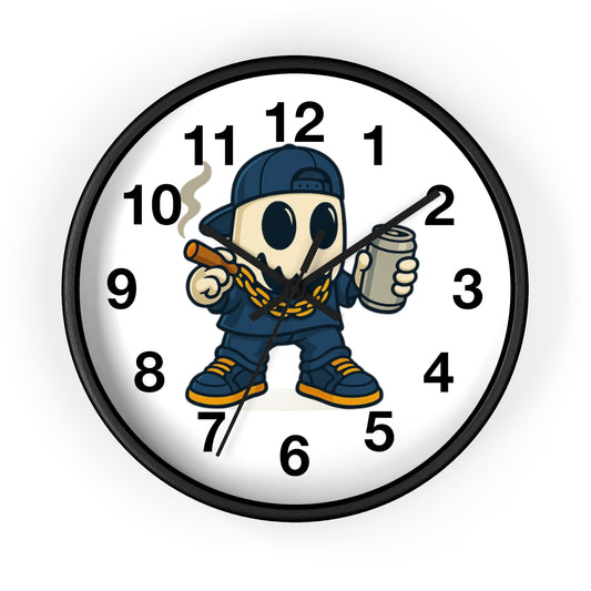 SMOKEY GHOST Wall Clock