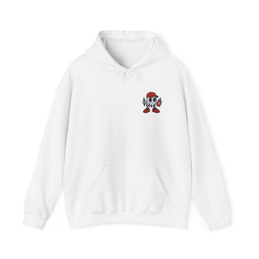 Graffiti Ghost Unisex Heavy Blend™ Hooded Sweatshirt (Embroidered)