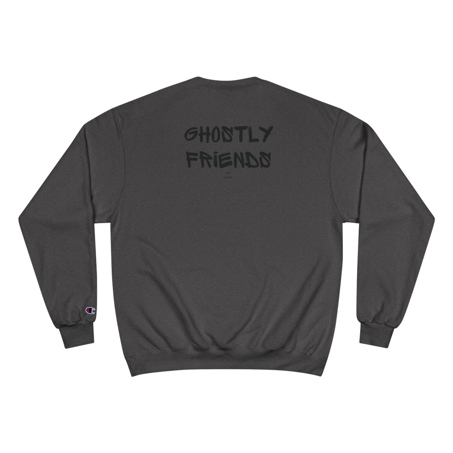 Graffiti Ghost Screen Printed Champion Sweatshirt - Limited run of 500 Units
