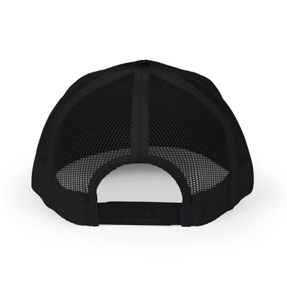 SMOKEY GHOST Embroidered Ghost Snapback Trucker Cap