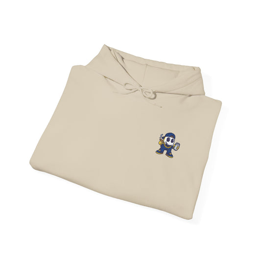 Smokey Ghost Unisex Heavy Blend™ Hooded Sweatshirt (Embroidered)