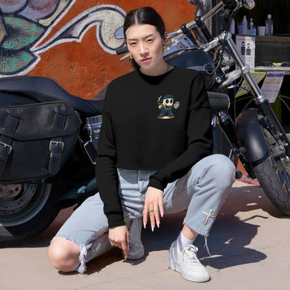 SMOKEY GHOST  Women's Cropped Sweatshirt