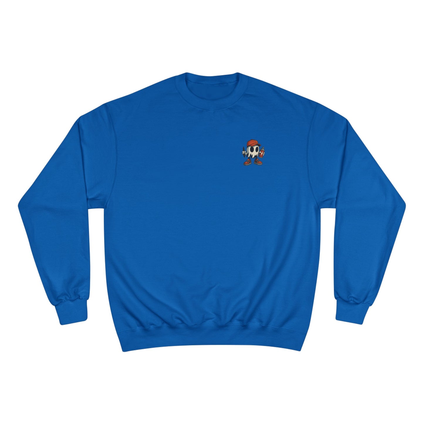 Graffiti Ghost Screen Printed Champion Sweatshirt - Limited run of 500 Units