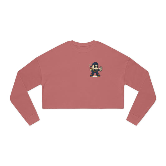 SMOKEY GHOST  Women's Cropped Sweatshirt