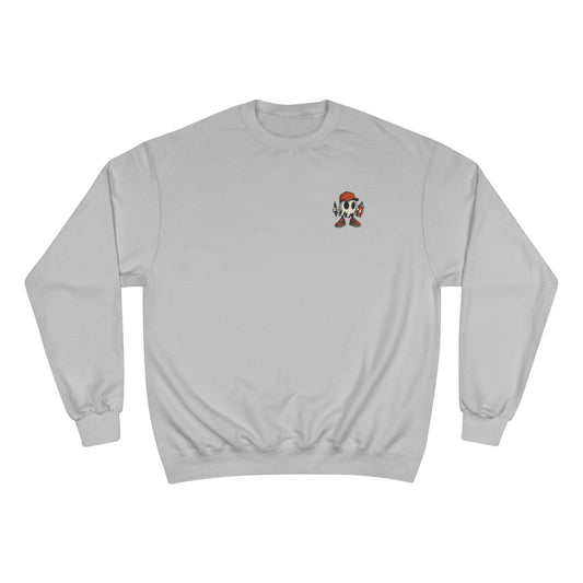 Graffiti Ghost Screen Printed Champion Sweatshirt - Limited run of 500 Units
