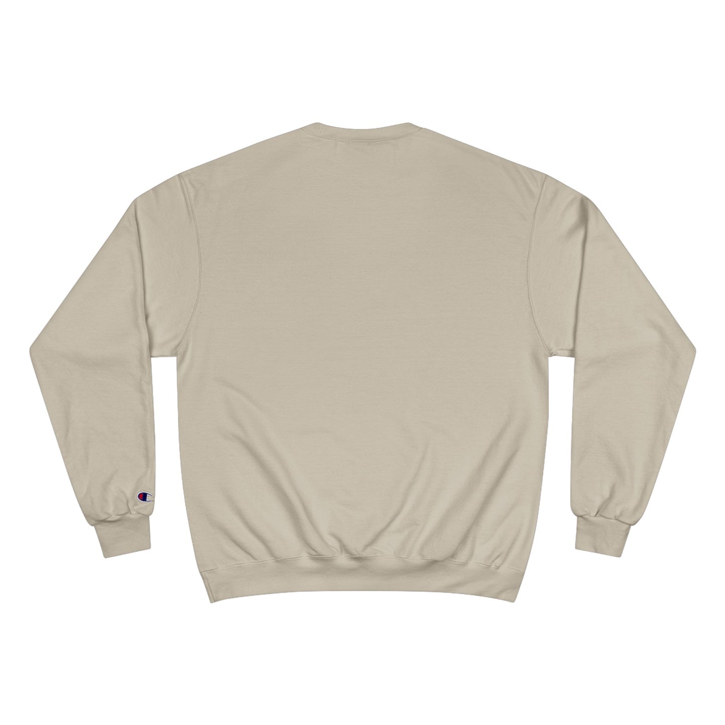 SMOKEY GHOST Screen Printed Champion Sweatshirt - Unisex White Crewneck