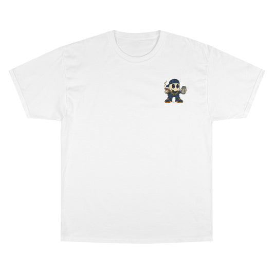 SMOKEY GHOST Champion Screen Printed T-Shirt